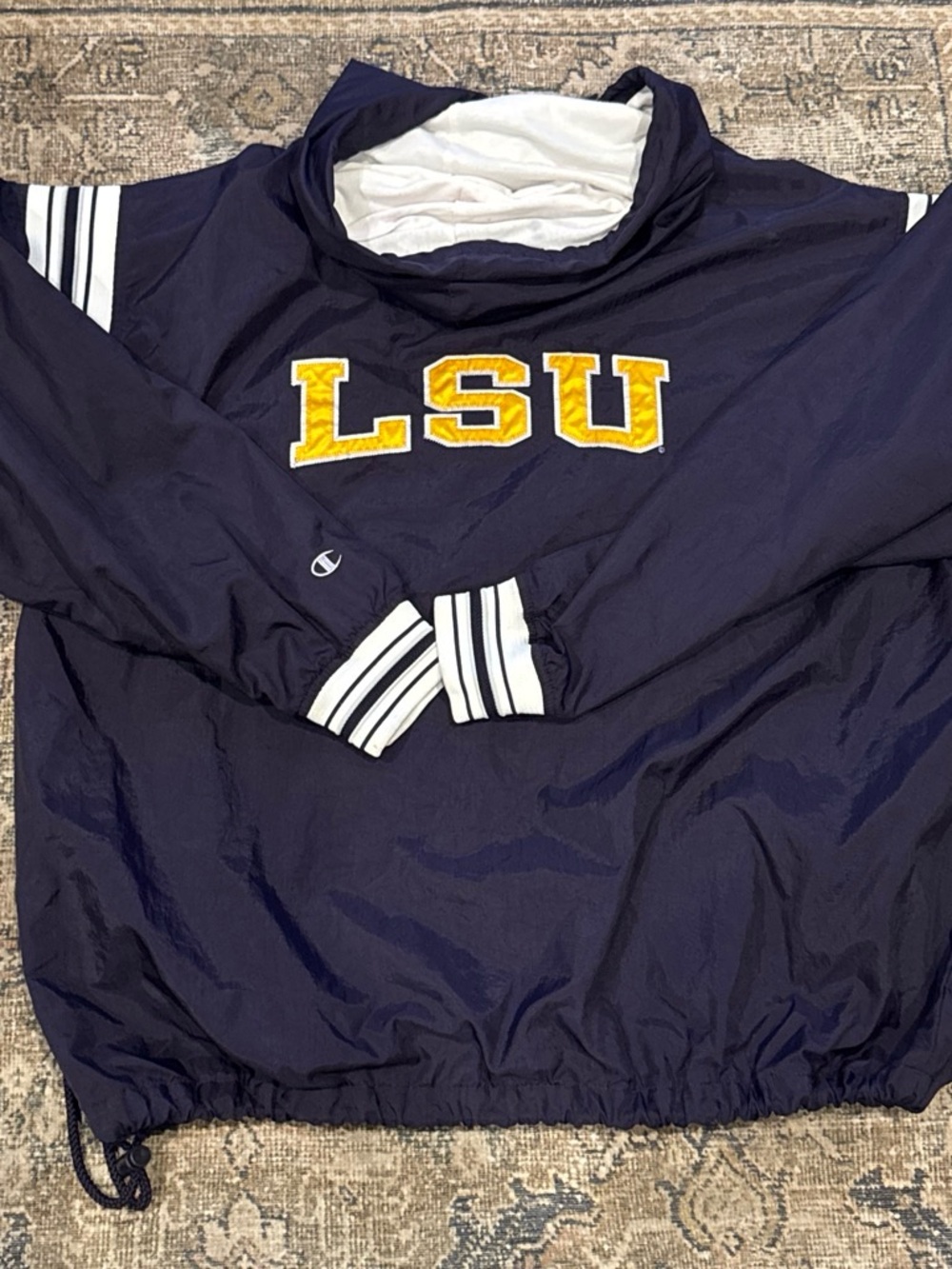 Vintage LSU Navy men’s Pullover Jacket